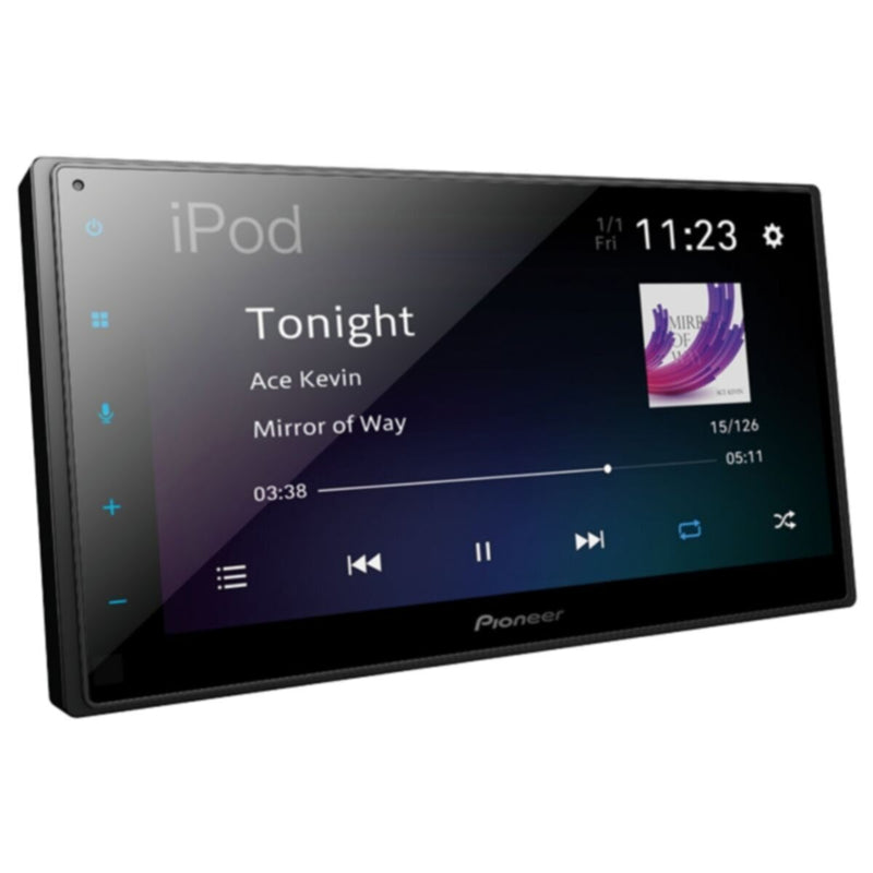 PIONEER | 6.8-3inch Capacitive Touch-screen Multimedia Receiver with Apple CarPlay, Android Auto & Bluetooth | DMH-A4450BT