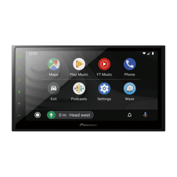 PIONEER | Car In-Dash Double-DIN Multimedia AV Receiver with 6.8"inch Capacitive WVGA | DMH-Z5350BT