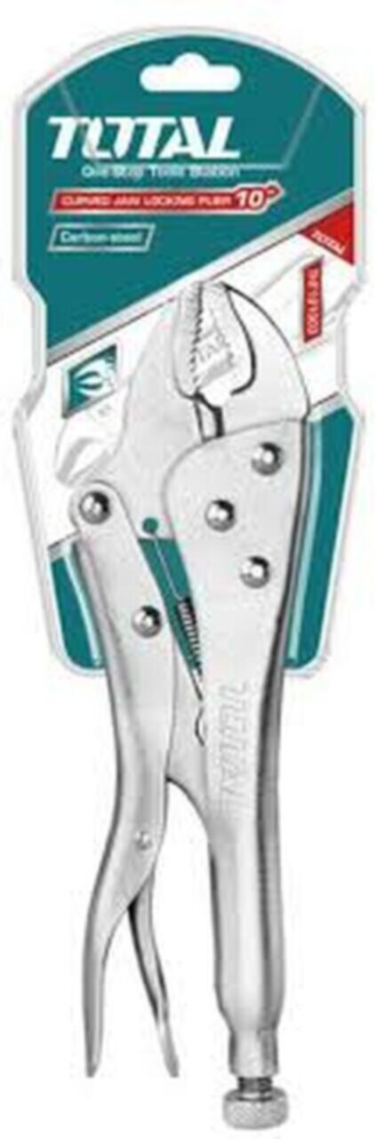 TOTAL | Curved Jaw Locking Plier 10" | THT191003