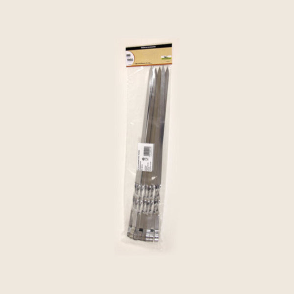 DR Skewers 8pcs In Chromed Steel Frame 1 Cm X 0,15 Cm,L 45 C | DR-400116