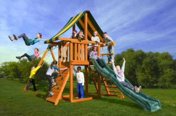 EASTERN JUNGLE GYM | Straight-Base Dreamscape Swing Set & Playset | EJG115TOY00001
