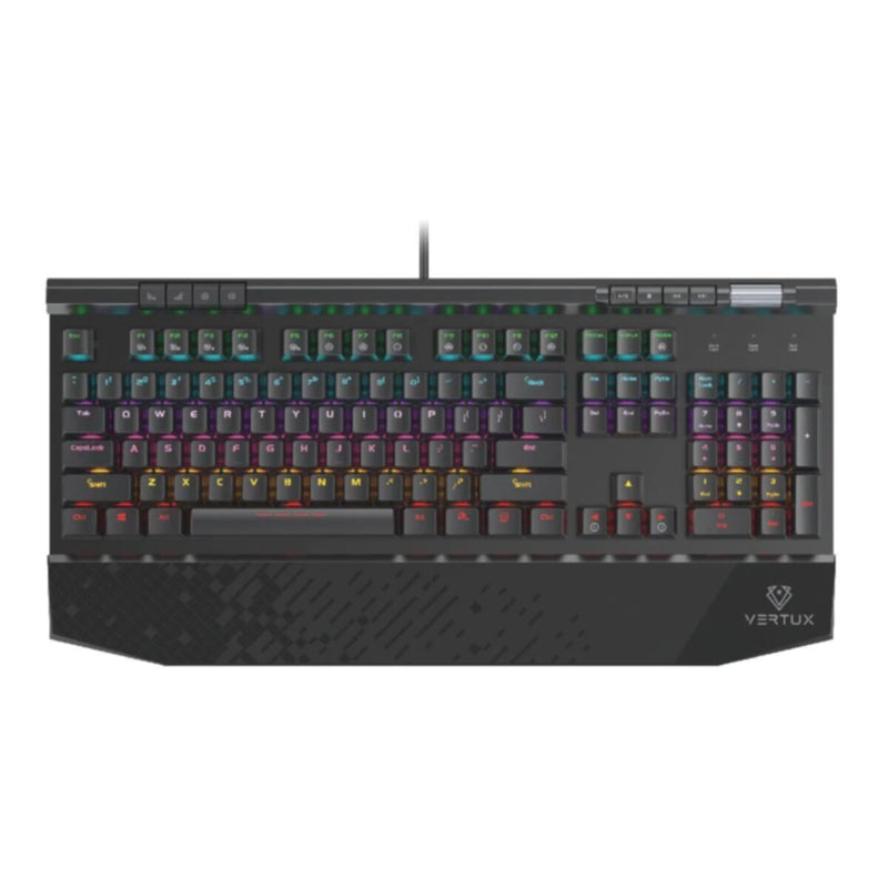 VERTUX | Hyper Action Mechanical Gaming Keyboard Black | TUNGSTEN.BLK/E