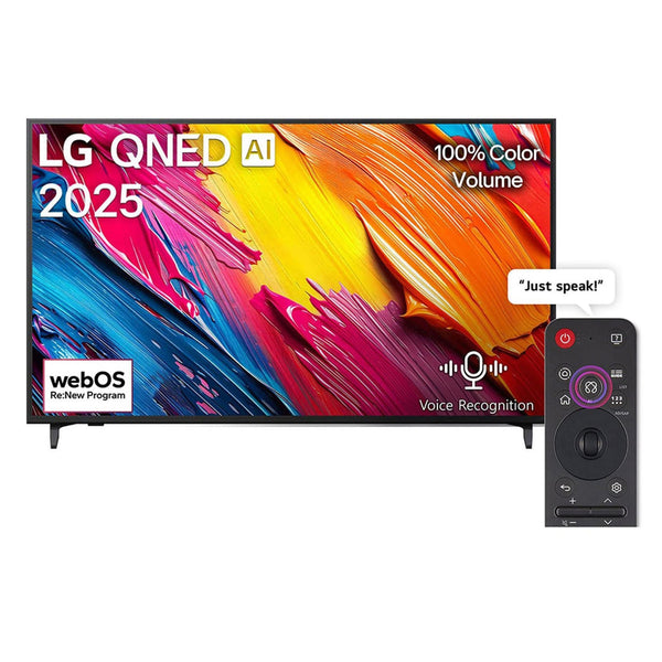 LG | 55" QNED AI 4K Smart TV Every Colour Redefined, AI Magic Remote AI Voice ID Black | 55QNED70A6A