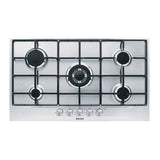 GLEMGAS | Built In Cooking Hob, 5 Gas Burners, 90 cm, Stainless Steel | GT955IX