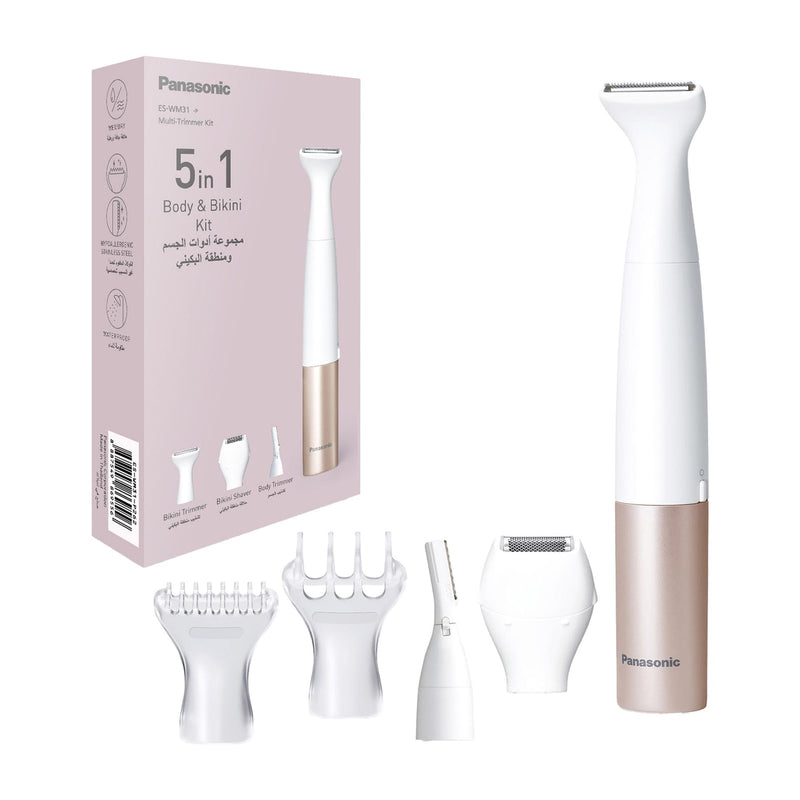 PANASONIC | 5-in-1 Multi-Trimmer Body and Bikini Kit | ES-WM31-P262
