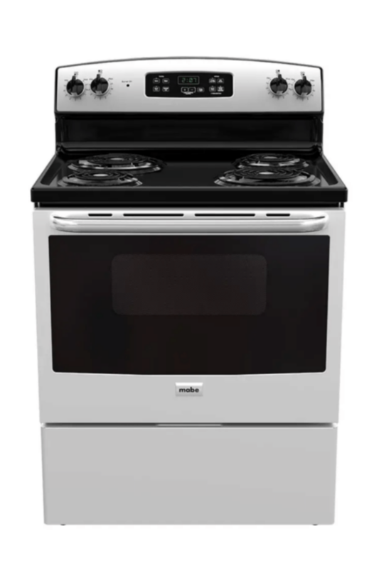 MABE | Free Standing Electric Cooker 76cm 4 Coil Burners | EML535NXF0