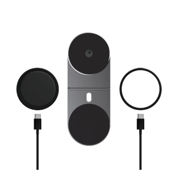 ROLLING SQUARE | EDGE Pro Full Kit Productivity Mag Safe modular kit for Phones ,Tablets and Laptops Gray | RSQR 0000004