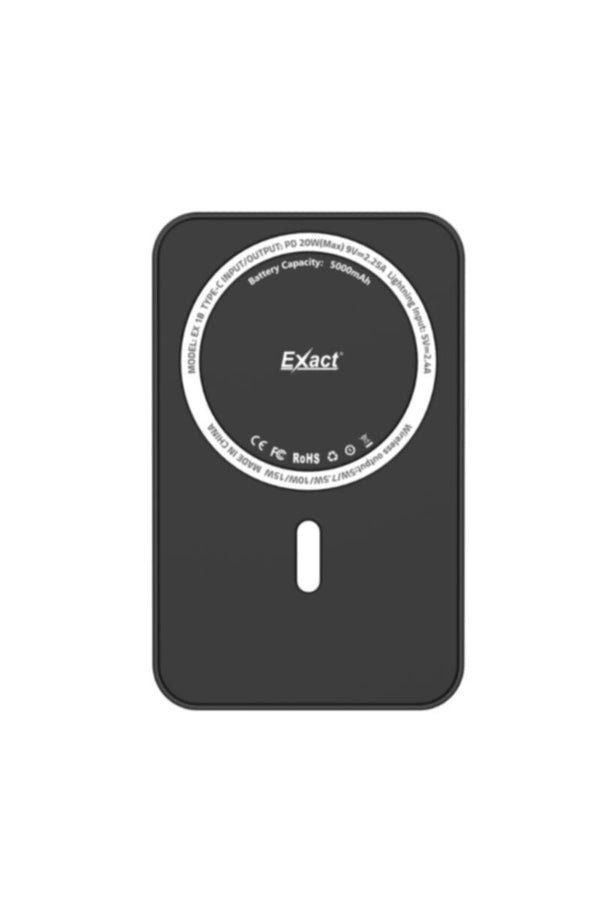 EXACT | Magsafe Power Bank Black 5000Mah | EX18