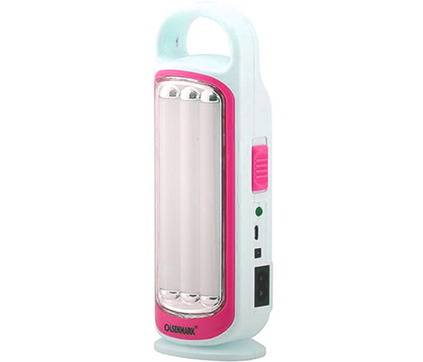 OLSENMARK | Rechargeable LED Emergency Lantern 42 LED Lights Compact Tall Design | OME2702