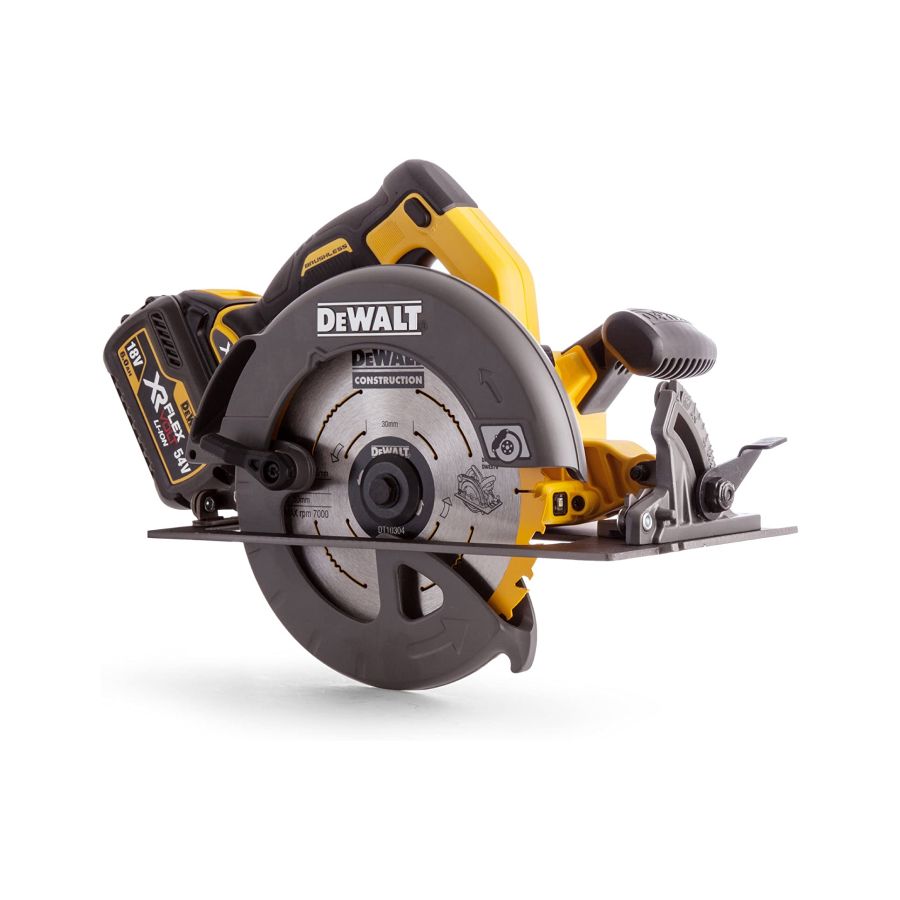 DEWALT | Flexvolt Circular Saw 2 Battery 2.0 Ah + Charger + Kit Box 54V | DCS575T2-GB