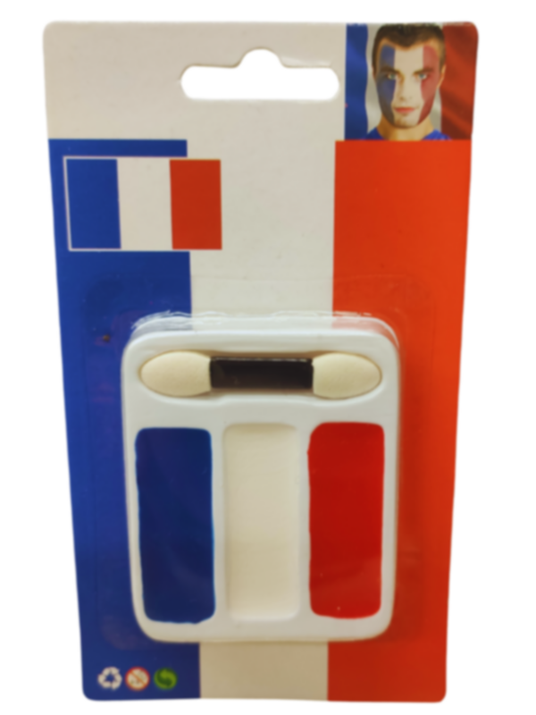 Quick Face Painting Kit with Brush (3 Packets) | France- |- Minagination