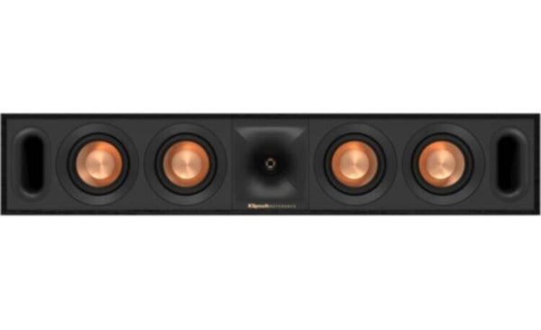 KLIPSCH | Center Channel Speaker Single Black Textured Wood Grain Vinyl | R-30C