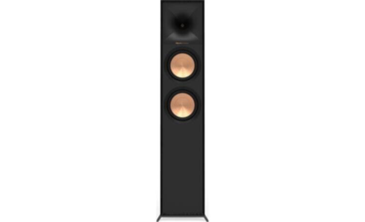 KLIPSCH | Floorstanding Speaker Pair Black Textured Wood Grain Vinyl | R-600F