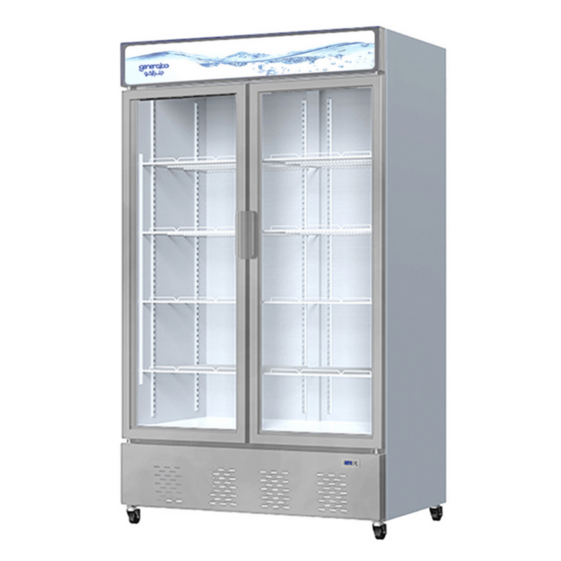 GENERALCO | Two Door Glass Chiller 488 Litres White | GSCD-980FDX