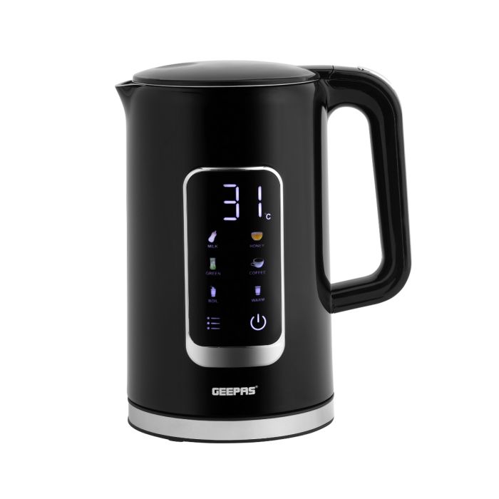 GEEPAS |  1.7Ltrs Digital Display Kettle Dry Boiling Protection | GK38052