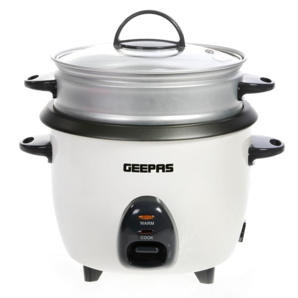 GEEPAS | Electric Rice Cooker 1Ltr 350W White | GRC4325