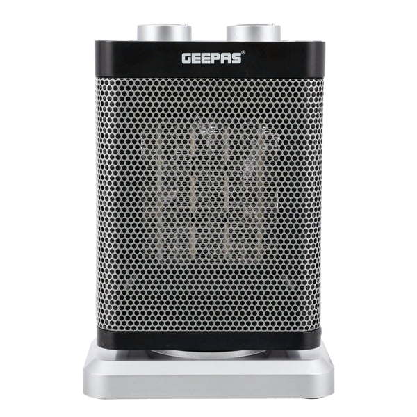 GEEPAS | PTC Fan Heater Ceramic Heating Element 2 Heat Settings 1000/1500W | GRH28529