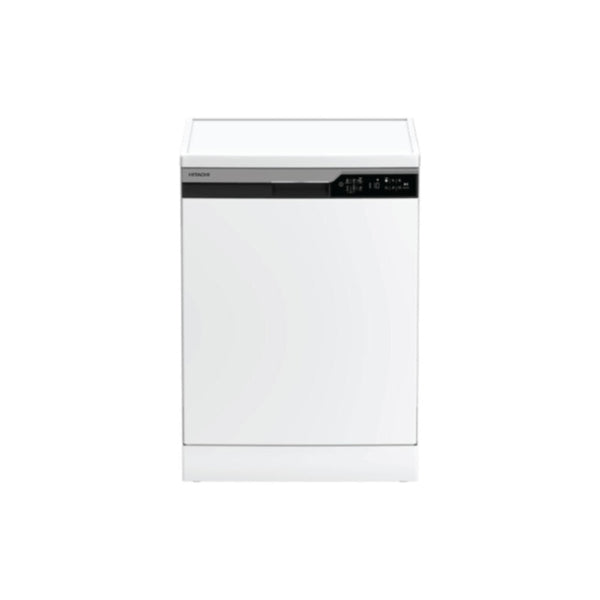 HITACHI | Freestanding Dishwasher, 14 Place Settings, 6 Programs, 9.5L WC White | HDF-F146VW