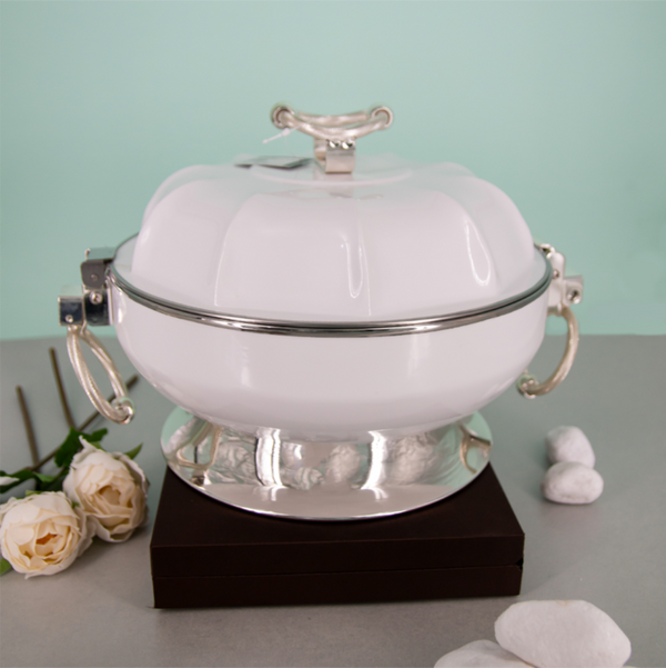 GENERIC | Hot Pot New 3Ltr White Silver | HP142-3WHS