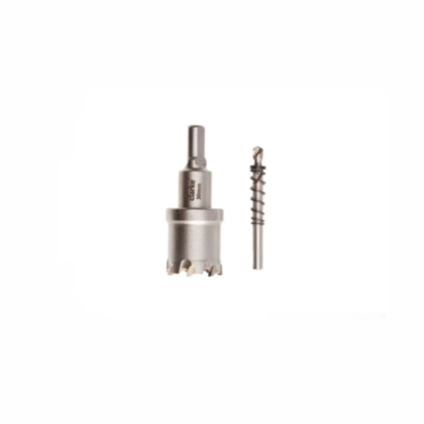 CLARKE | Hole Saw Stainless Steel 24mm Tungsten Carbide Tipped Teeth With Pilot Bit | HS24SSC