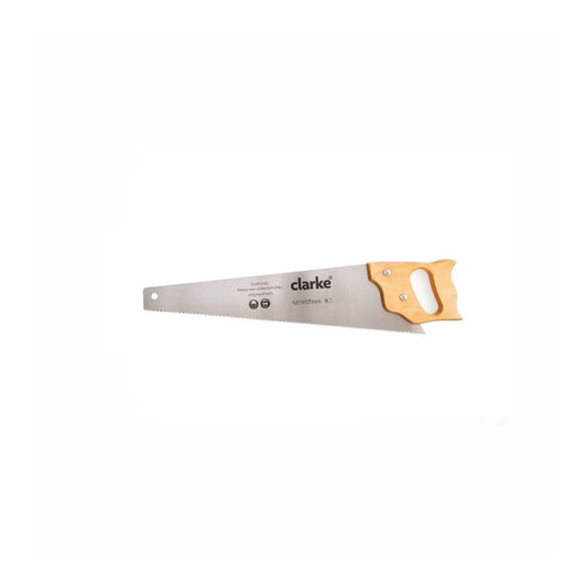 CLARKE | Wood Hand Saw 26 Inch Hardwood Handle with Comfort and Control | HS26C