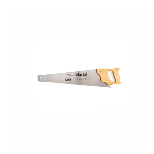 CLARKE | Wood Hand Saw 18 Inch Hardwood Handle with Comfort and Control | HS18C