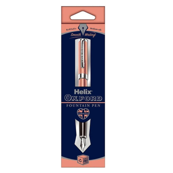 HELIX | Fountain Pen Rose Gld, Blue Ink Pk=1Ea | HX-219921