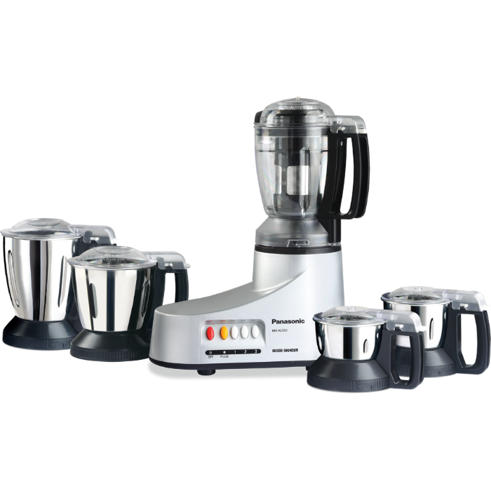 PANASONIC | 1000W Mixer Grinder with 5 Jars MX-AC555STZ | APAKAAC555STZ