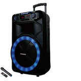 OLSENMARK | Party Speaker With Remote Control & Mic - Black | OMMS1180