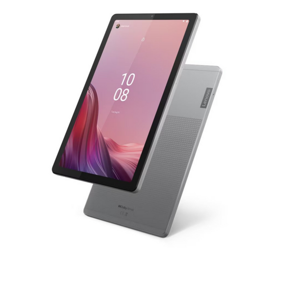 LENOVO | M9 - TB 310FU, Wifi Only, Grey, 9" HD (IPS 400nits Anti-fingerprint), MediaTek Helio G80, 4GB/64GB (Upto 128GB), Front 2MP/Rear 8MP, 5100mAh, Android 12, with Clear Case & Film. | ZAC30052AE