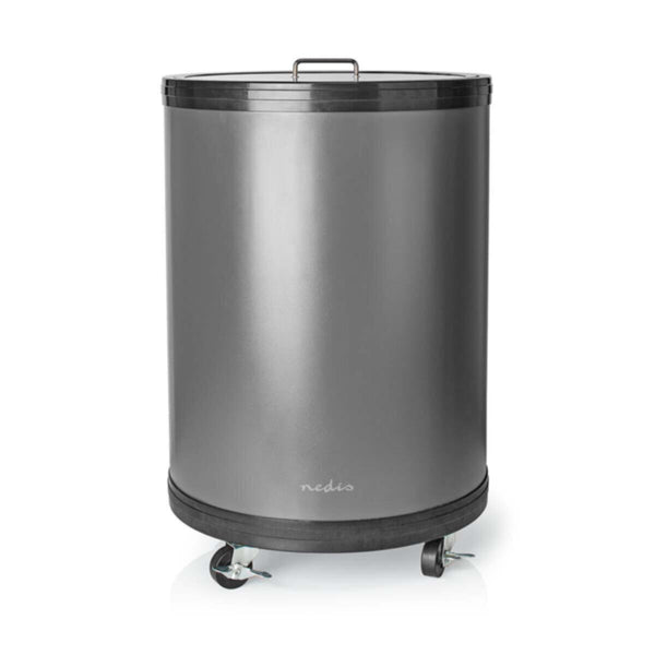 NEDIS | Party Cooler 30 Ltr | 220 - 240 V AC | Aluminum | Adjustable Temperature 0-&deg;C to 16-&deg;C | KAPC030SS