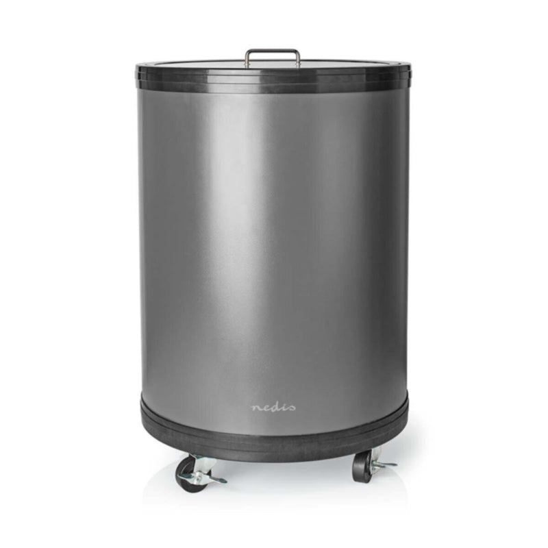 NEDIS | Party Cooler 30 Ltr | 220 - 240 V AC | Aluminum | Adjustable Temperature 0-&deg;C to 16-&deg;C | KAPC030SS