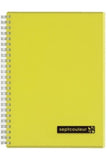 MARUMAN | Sept Couleur Notebook A5 80 Sheet Yellow | MM-N572-04