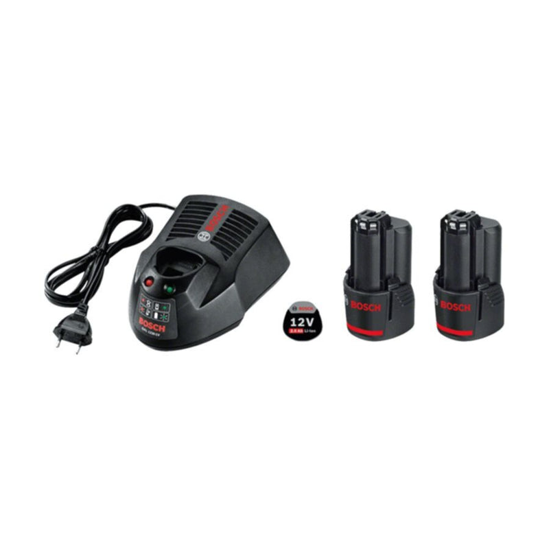 BOSCH | Professional Battery GBA + AL 1130 CV 12 V 2.5 Ah | 1600A004ZP