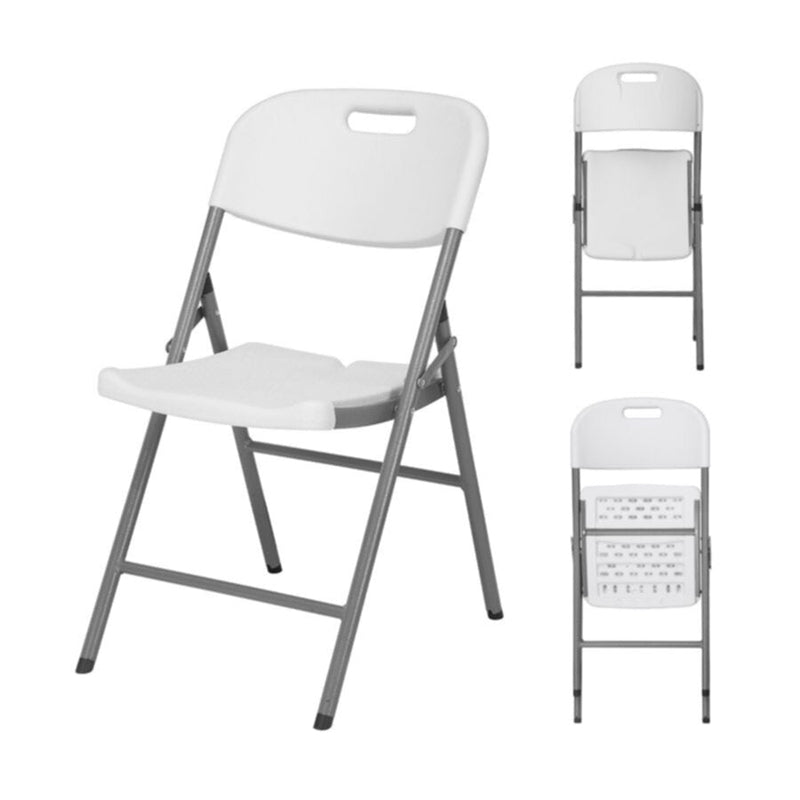 Blow Mold Folding Chair White | HY-Y56