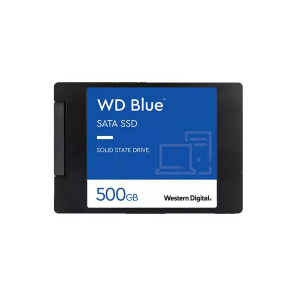 WD | Blue 500GB SATA SSD 2.5--/7mm cased |SATA 500GB