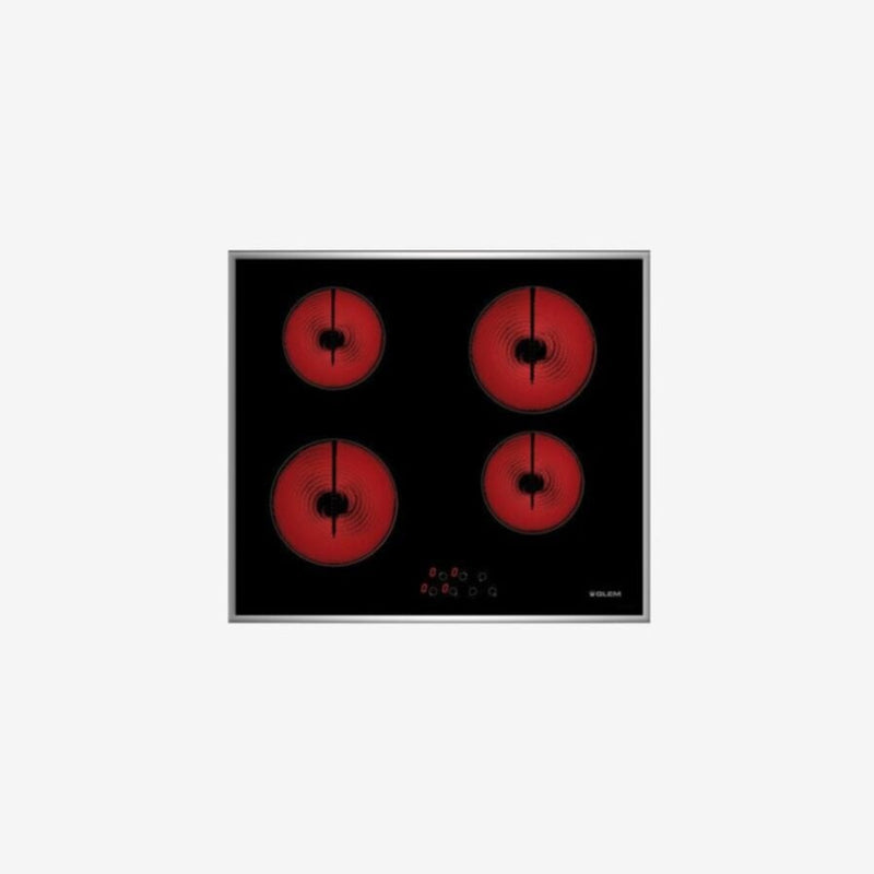 GENERALCO | 4 Vitro Ceramic Burner Built-In Hobs 60 Cm | Gc604C