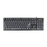 MEETION | USB Waterproof Wired Computer Keyboard Grey | MT-K202