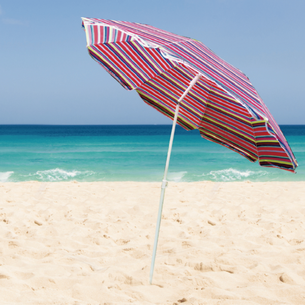 Supreme Beach Umbrella 32"inch Assorted | MN-35010
