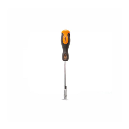 CLARKE | Nut Driver 9mm Orange/Black Soft Handle Chrome Plated | ND9C