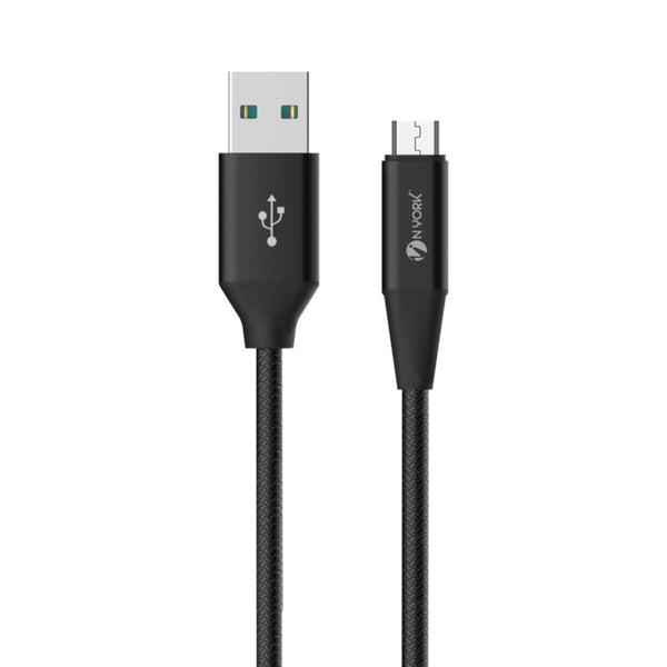 NYORK | Nylon Braided USB Micro Charging & Sync Cable 2M | NYU-437