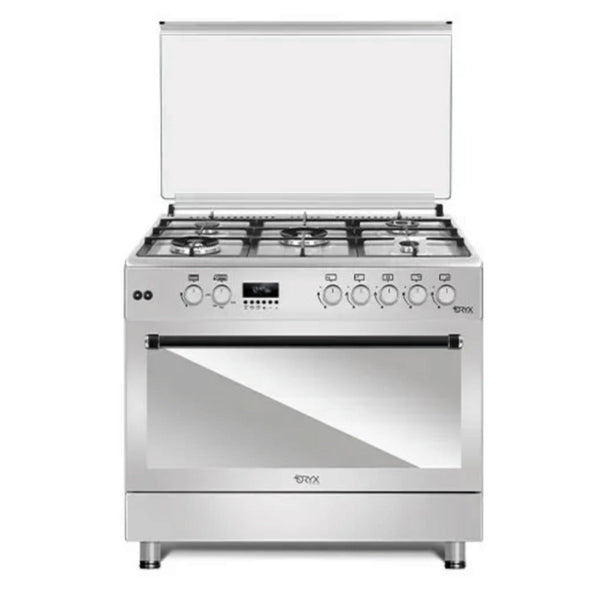 ORYX | Free Standing Cooker 90 60cm With 5 Gas Burners 2 Turbo Cooling Fan | F9S50GF-HIXODFS