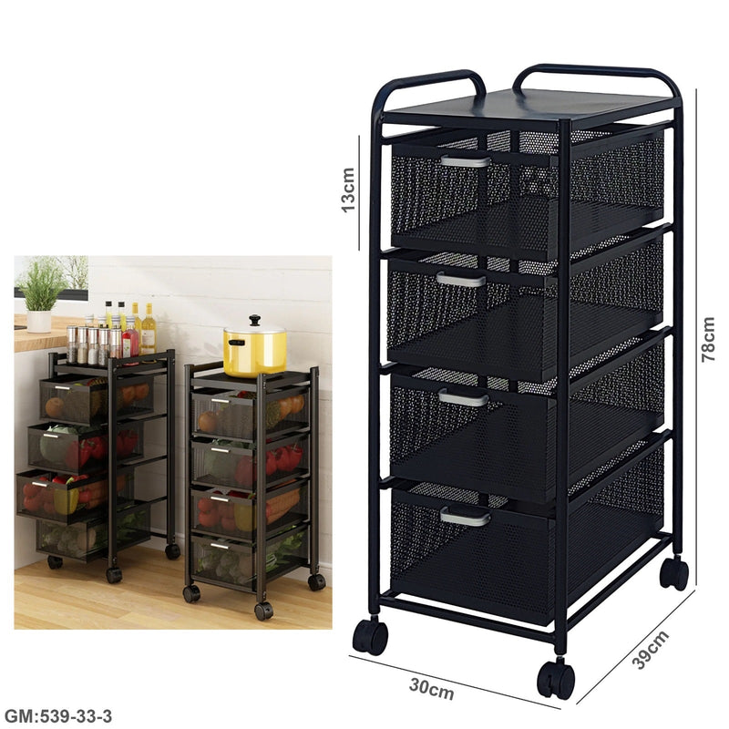 Multi-layer Drawer Storage Kitchen Rack | 539-33-3