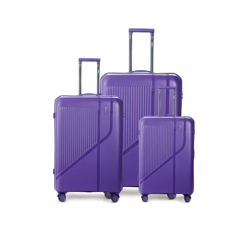 TRAVELLER | Alpha 3PCS PP 8 Wheel Trolly 20