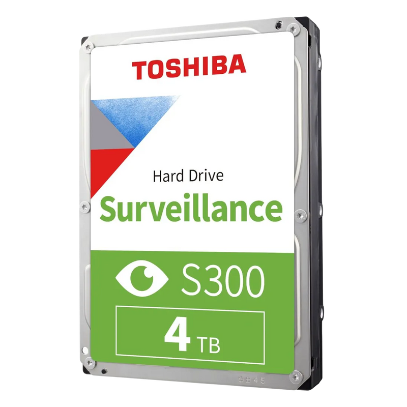 TOSHIBA | S300 4TB – Surveillance Hard Drive SATA 6Gb/s, 3.5”, RPM@5400, Cache-128 MB | HDWT840UZSVA