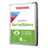 TOSHIBA | S300 4TB – Surveillance Hard Drive SATA 6Gb/s, 3.5”, RPM@5400, Cache-128 MB | HDWT840UZSVA