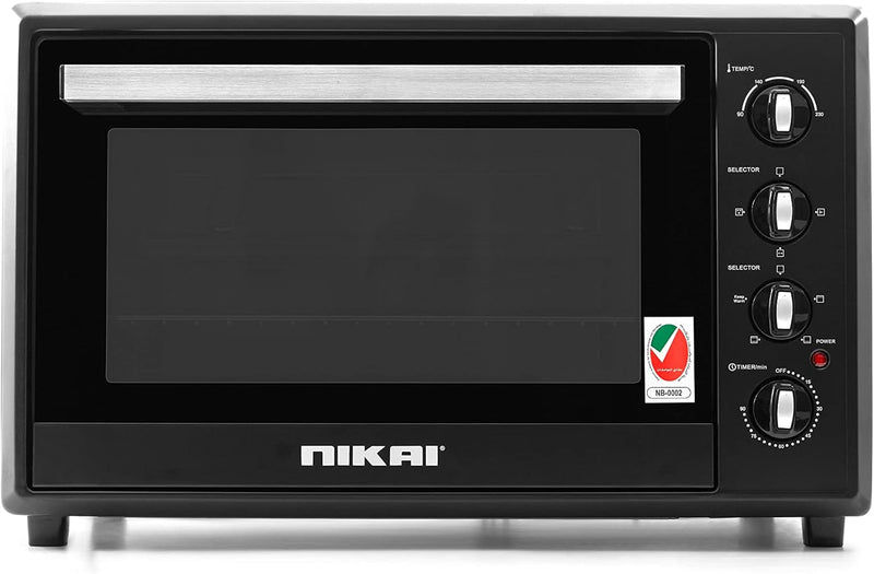 NIKAI | 100L Electric Oven with Rotisserie & Convection Function 2200W | NT1008RCAX