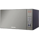 NIKAI | 25Ltrs Electric Microwave Oven With 10 Auto-Menus, Defrost Setting And Grill, Silver Finish 900W | NMO250MDG