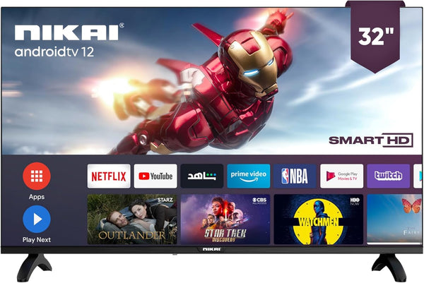 NIKAI | 32" Smart LED TV with Dolby Vision | NTV3200SLED4