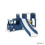 Toddler Slide and Swing Set 2 in 1 | PL261-5